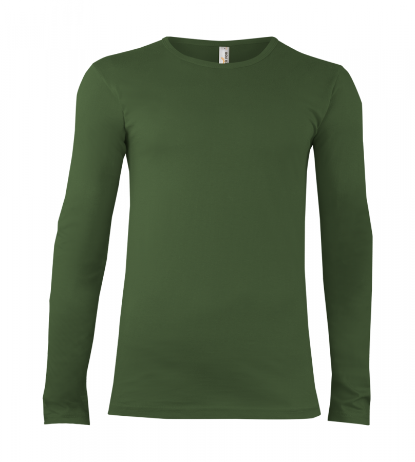 Tričko pánské Forest green dlouhý rukáv 102 vel. XL - Obrázek
